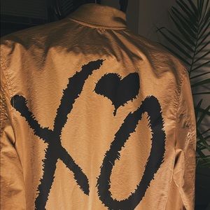 The Weeknd x H&M Bomber Jacket (Beige, Size:Small)